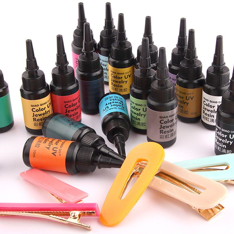 Jewelry Making Glue - Renkli sert UV reçine tutkal ultraviyole