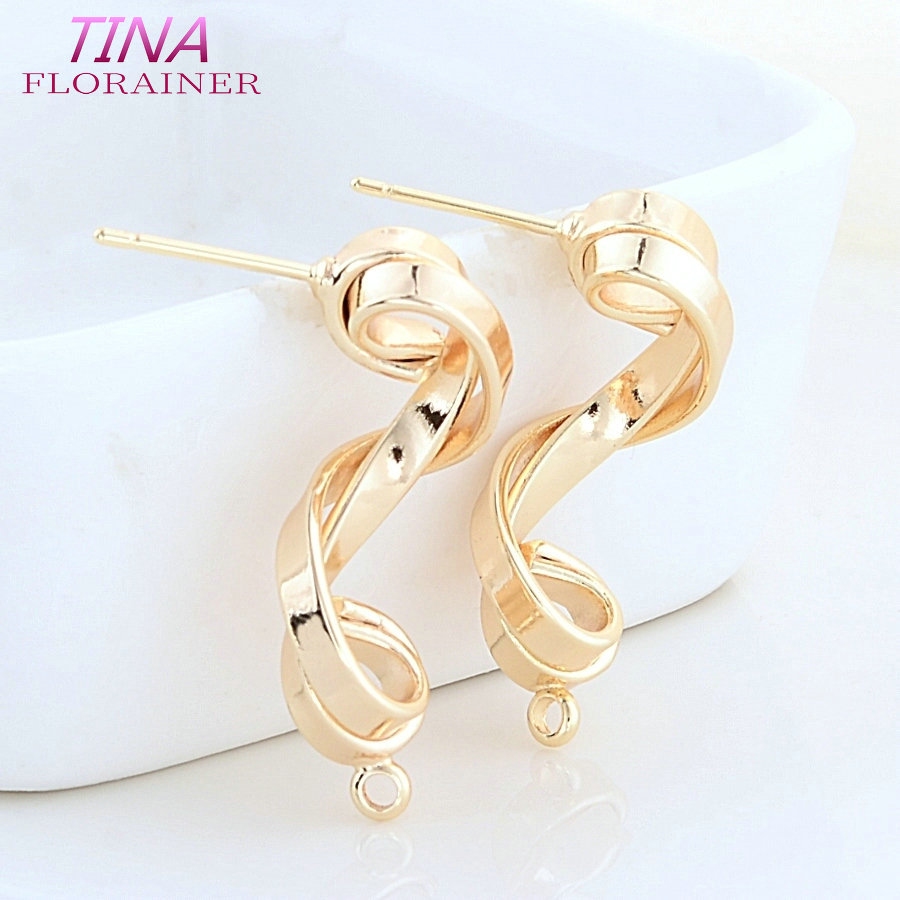 Jewelry Making Notes - 9*27MM 18K altın rengi pirinç nota