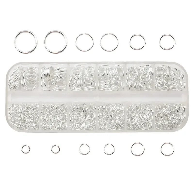 Jump Ring Assorted - 1050 Adet 0.7mm Kaplama Renkli Açık