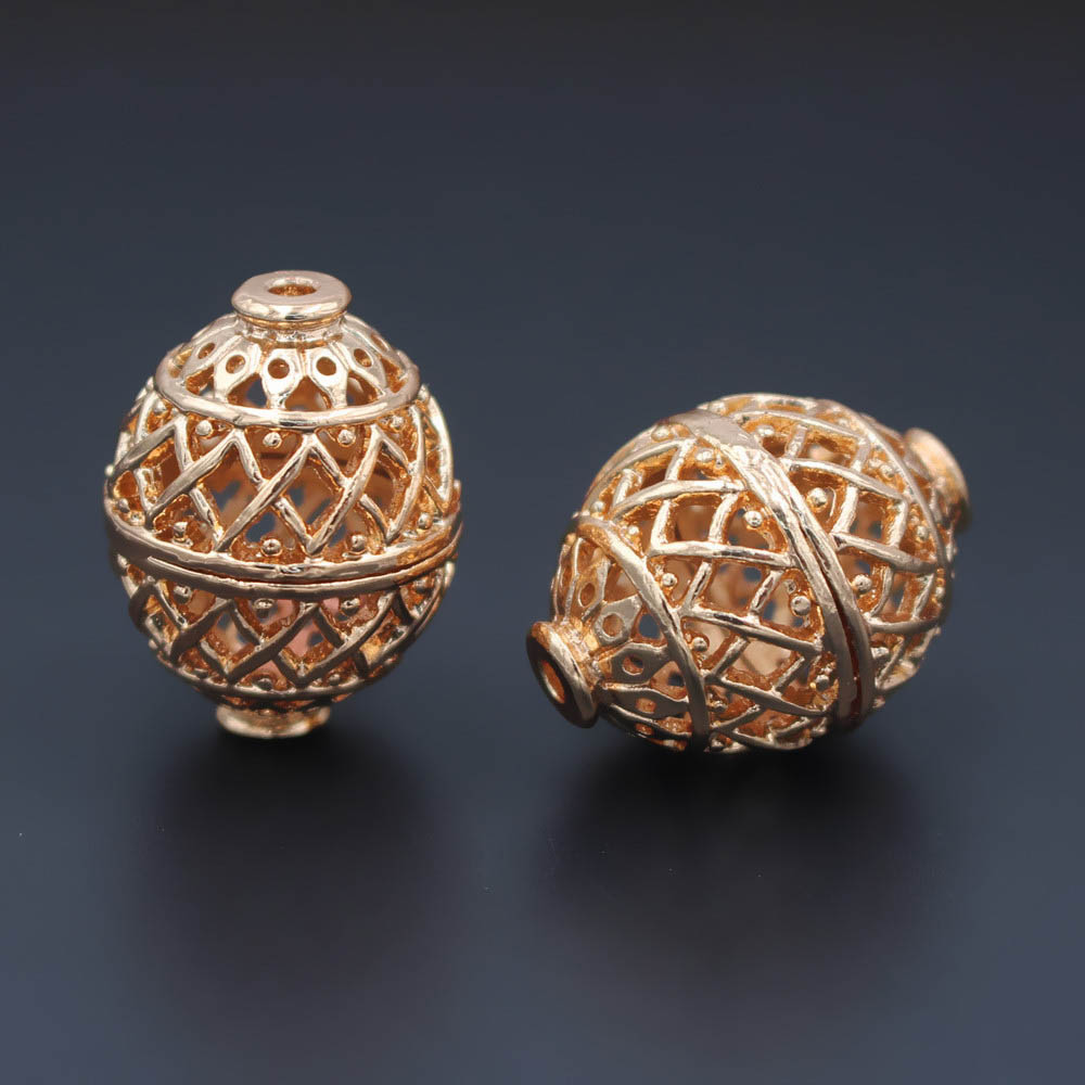 Jewelry Making Dubai - 10 adet Nijeryalı Dubai Altın Spacer