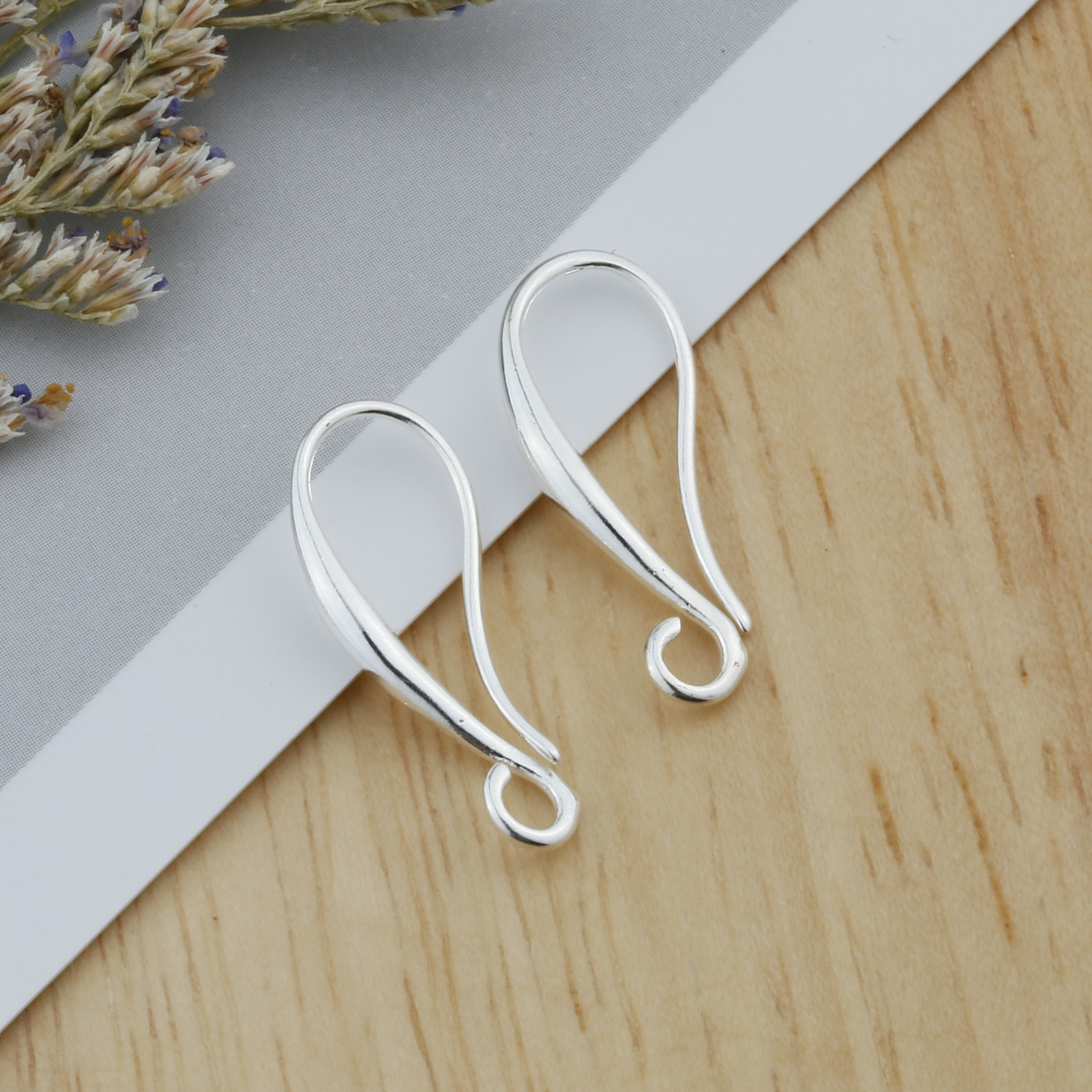 Lobster Clasp Silver - 10/20/50 adet takı bulguları gerçek saf