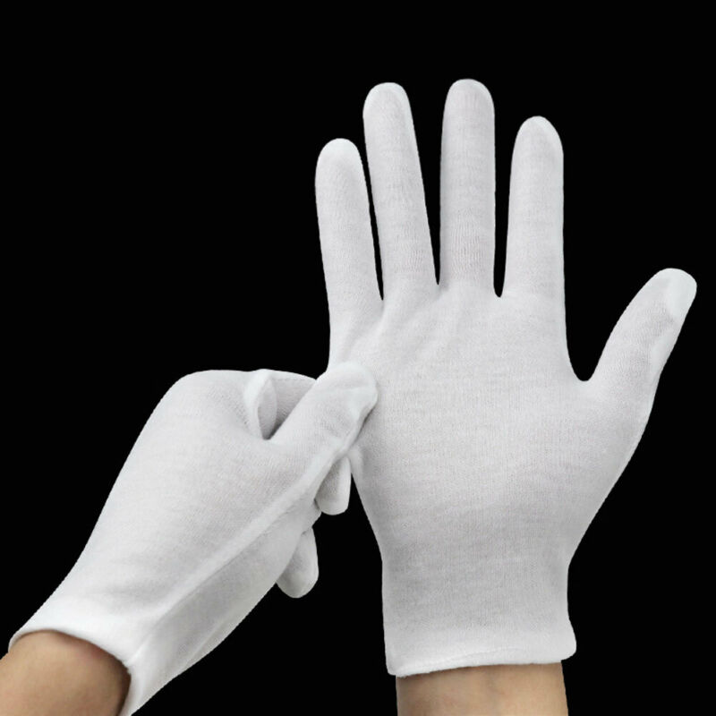 Jewelry Making Gloves - 24 adet beyaz eldiven 12 çift