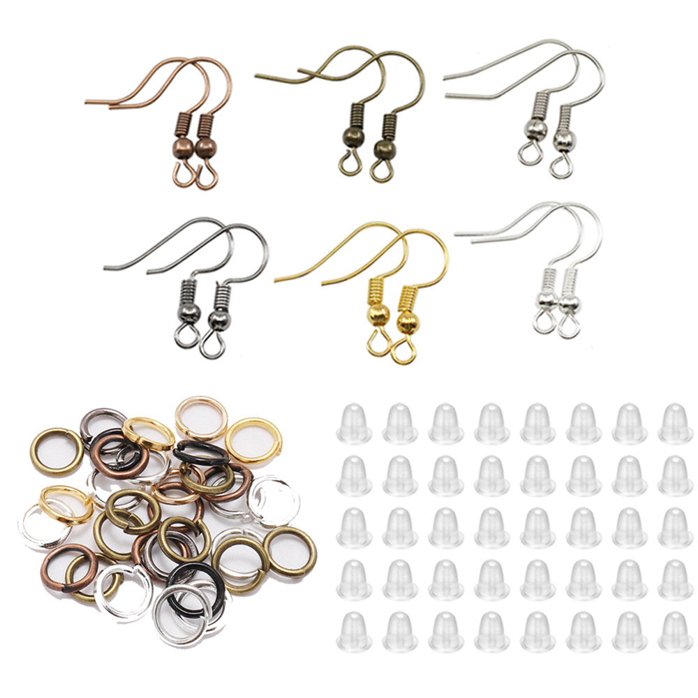 Jump Ring Assorted - 300 adet Hipoalerjenik Küpe Kancası Seti