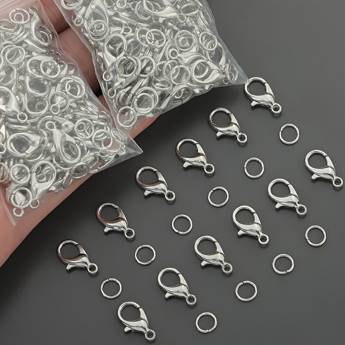1/2/300 adet Istakoz Klipsleri - Jewelry Making Ring Tool incelemesi ve fiyatı