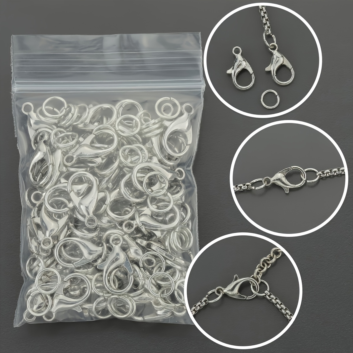 1/2/300 adet Istakoz Klipsleri - Jewelry Making Ring Tool incelemesi ve fiyatı