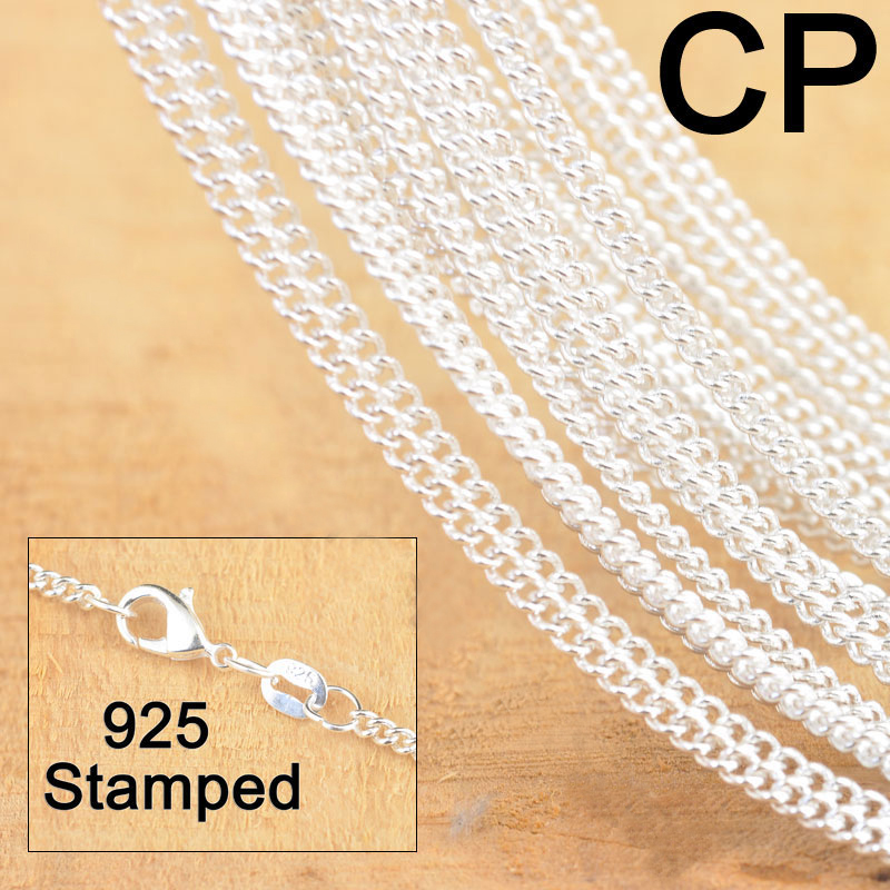 10 adet sıcak satış 18 inç 925 - Lobster Clasp Silver incelemesi ve fiyatı