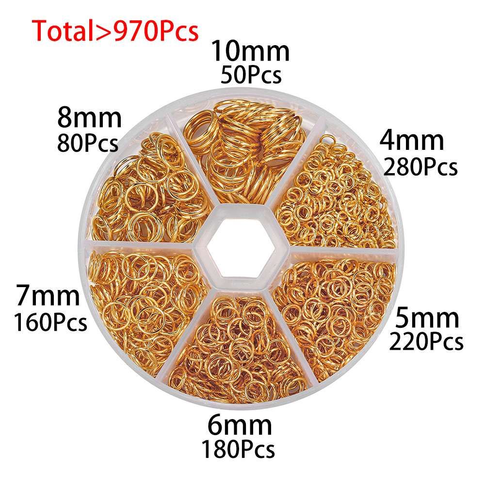 1 kutu altın antik bronz karış - Jump Ring Assorted incelemesi ve fiyatı