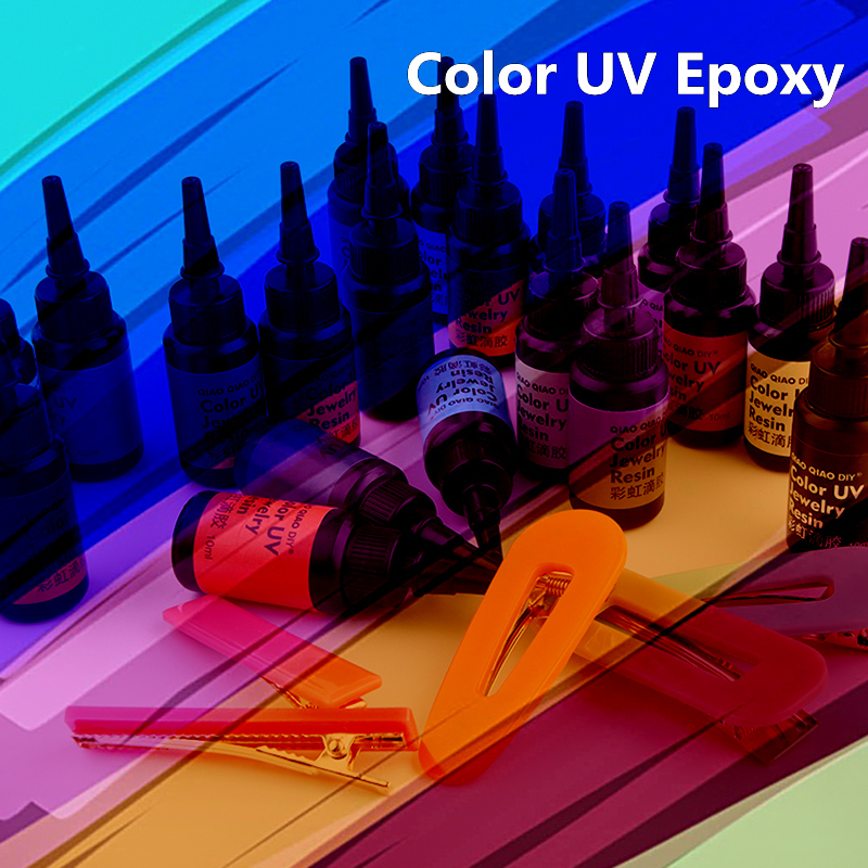 Renkli sert UV reçine tutkal u - Jewelry Making Glue incelemesi ve fiyatı