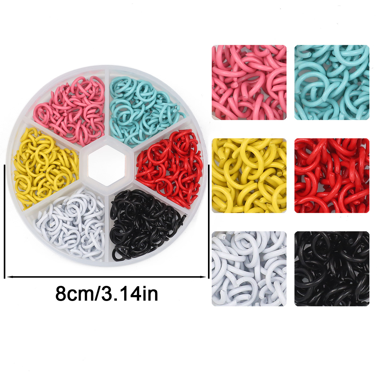 87g Renkli Karışık Renkler Çin - Jump Ring Assorted incelemesi ve fiyatı