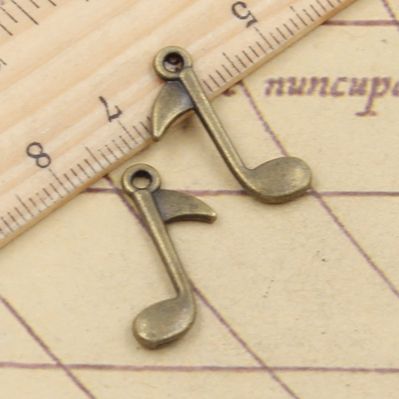 20 adet takılar nota 23x13mm t - Jewelry Making Notes incelemesi ve fiyatı