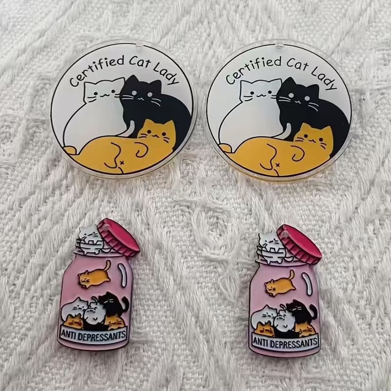 10 adet akrilik sevimli kedi k - Jewelry Making Party incelemesi ve fiyatı