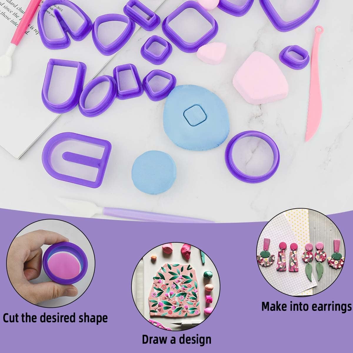 Polimer Kil Küpe Yapımı Seti,  - Jewelry Making Ring Tool incelemesi ve fiyatı