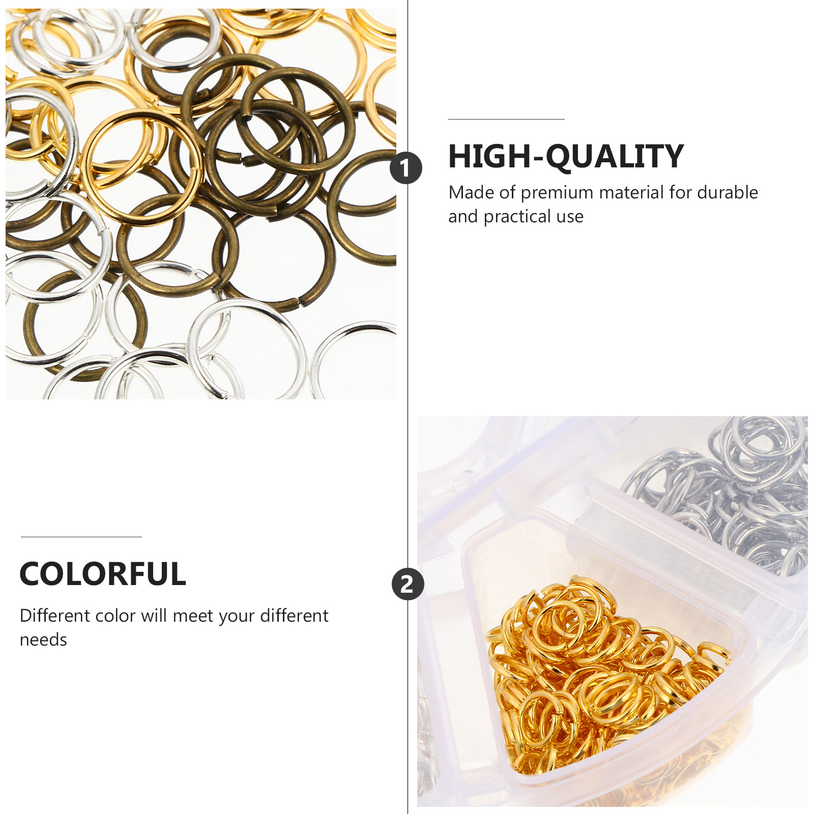 1 Kutu Takı Yüzük Seti Çeşitli - Jump Ring Assorted incelemesi ve fiyatı
