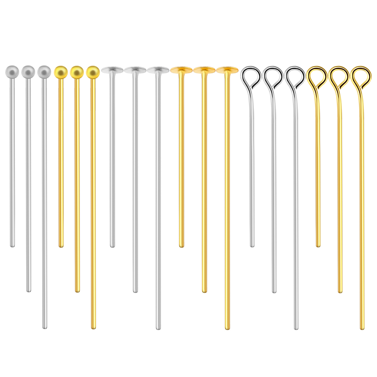 50-100 adet/grup Altın Rengi P - Jewelry Making Rivets incelemesi ve fiyatı