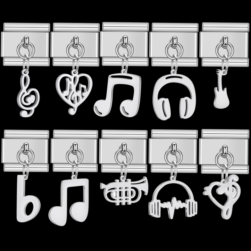 Trendy Rock Müzik Kalp Not EKG - Jewelry Making Notes incelemesi ve fiyatı