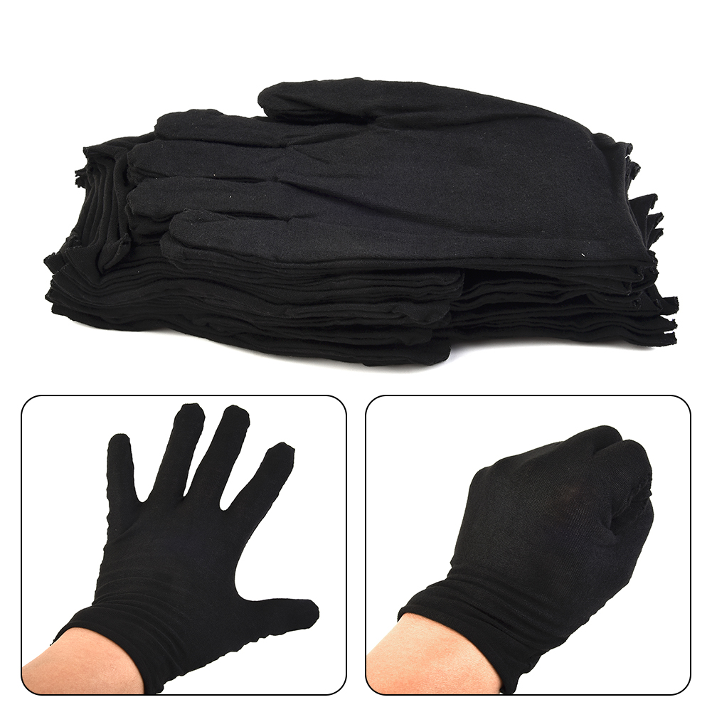 12 çift siyah pamuklu eldiven  - Jewelry Making Gloves incelemesi ve fiyatı