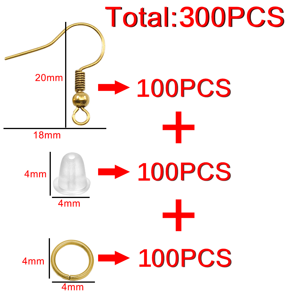 100/300 adet/grup Hipoalerjeni - Jump Ring Assorted incelemesi ve fiyatı