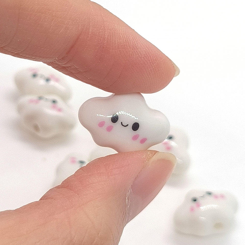10 adet Renkli Tombul Gülümsey - Jewelry Making Event incelemesi ve fiyatı
