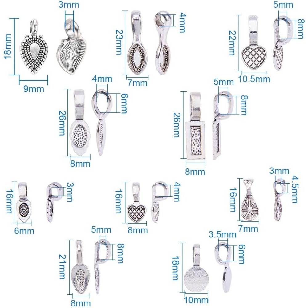 200 Parça 10 Stil Tibet Gümüş  - Jewelry Making Glue incelemesi ve fiyatı