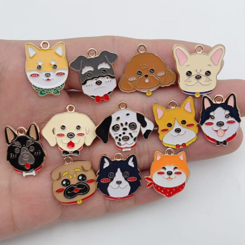 12 adet karikatür evcil hayvan - Jewelry Making Party incelemesi ve fiyatı