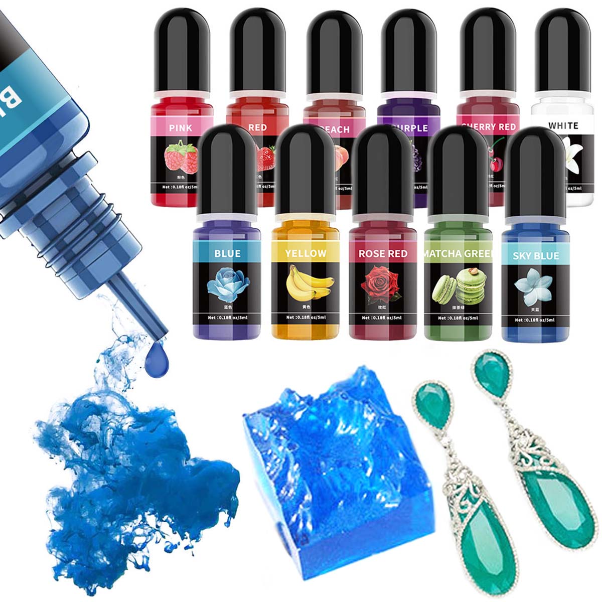 5 ml/şişe Epoksi Reçine Pigmen - Jewelry Making Glue incelemesi ve fiyatı