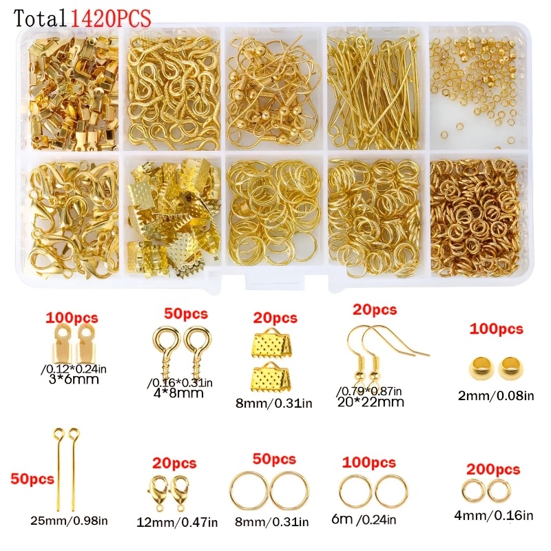 1420 adet 1 kutu Takı Bulgular - Jewelry Making Ring Tool incelemesi ve fiyatı
