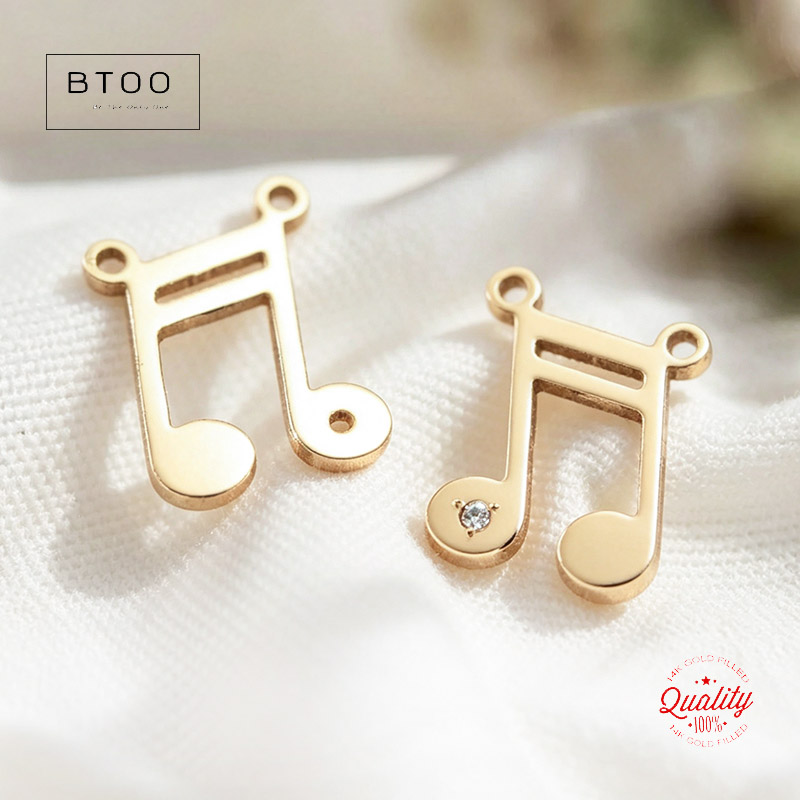 Müzik Notası Şeklinde Kolye Uc - Jewelry Making Notes incelemesi ve fiyatı